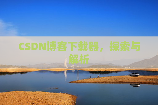 CSDN博客下载器，探索与解析